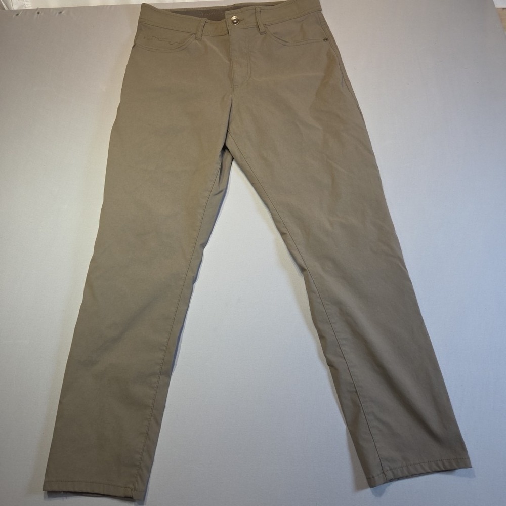 Weatherproof Vintage Men's Khaki Pants 32x30 Stretch Casual Chino Flat Front